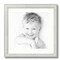ArtToFrames 17x17" Matted Picture Frame with 13x13" Single Mat Photo Opening Framed in 1.25" White and 2" Mat (FWM-4098-17x17)